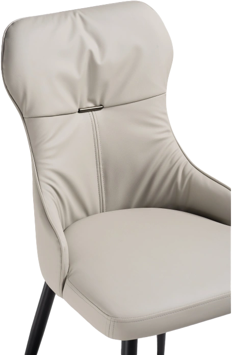 Стул Neli, на металлокаркасе, beige / black