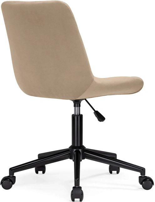 Офисный стул Честер, на колесиках, бежевый / черный