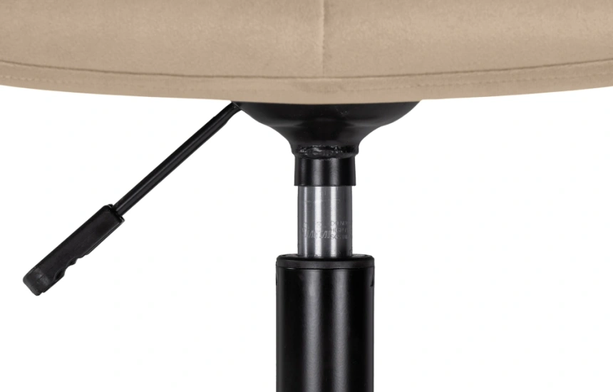 Офисный стул Честер, на колесиках, бежевый / черный