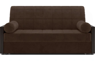 Диван прямой Токио 160, модель 062, Ultra Chocolate (шоколадный) / венге