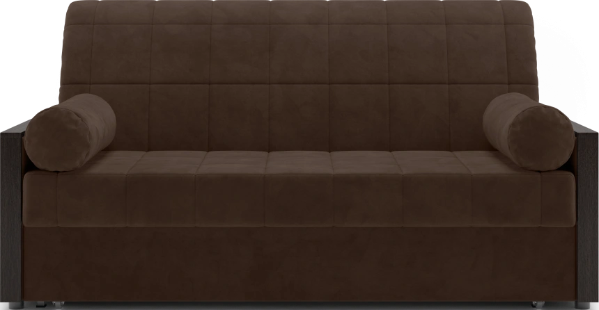 Диван прямой Токио 160, модель 062, Ultra Chocolate (шоколадный) / венге