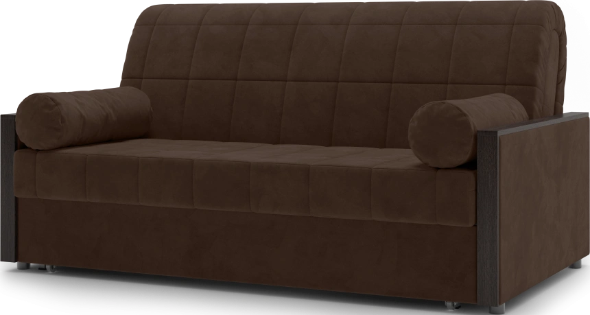 Диван прямой Токио 160, модель 062, Ultra Chocolate (шоколадный) / венге