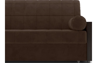 Диван прямой Токио 160, модель 062, Ultra Chocolate (шоколадный) / венге