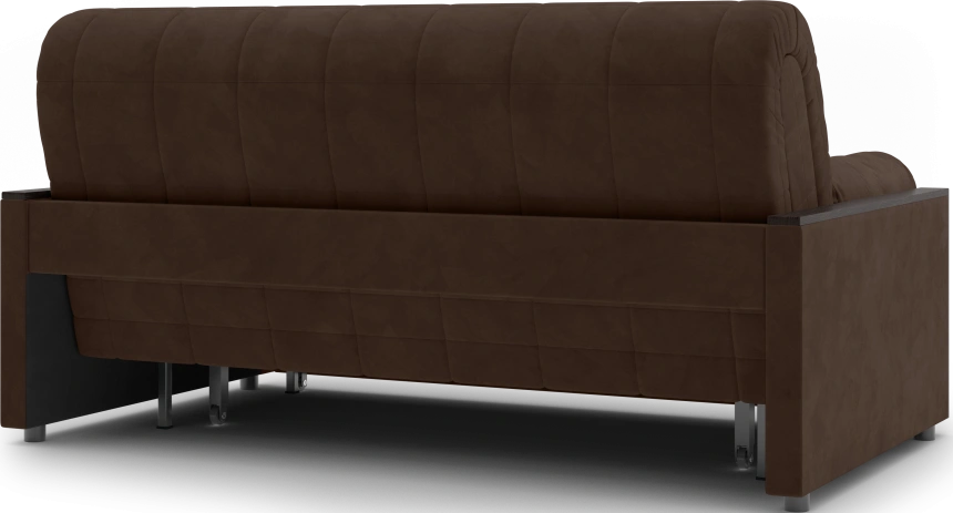 Диван прямой Токио 160, модель 062, Ultra Chocolate (шоколадный) / венге