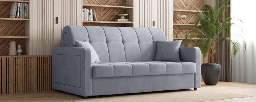 Диван прямой Инсбрук 140, модель 063, Balance 900 (светло-серый)