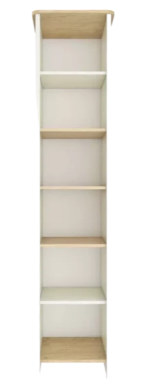 Стеллаж Тифани, Дуб небраска/Белый