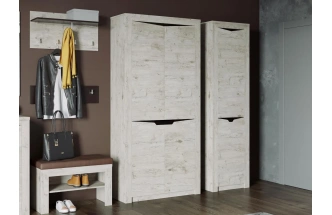 Шкаф двухдверный Соренто, дуб бонифаций