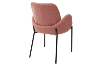 Стул Nikki, мягкий,  VF109 розовый / VF110 брусничный