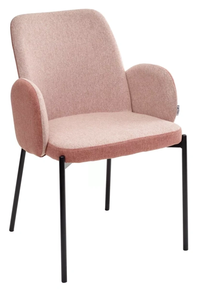 Стул Nikki, мягкий,  VF109 розовый / VF110 брусничный