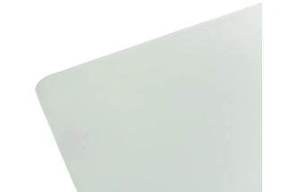 Кухонный стол Бари, белый, стекло, каркас хром 