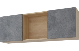 Модульная гостиная Киото 2, дуб небраска / бетон тёмный