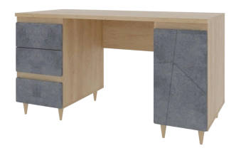 Модульная детская спальня Киото 2, дуб небраска / бетон тёмный