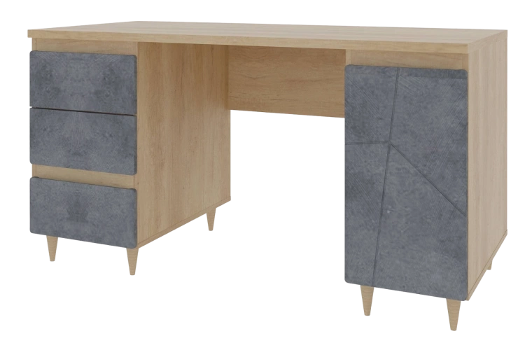 Модульная детская спальня Киото 2, дуб небраска / бетон тёмный