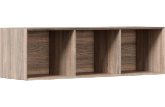 Полка навесная Электра 1200, вяз дымчатый