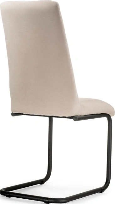 Стул Лулла, на полозьях, бежевый / черный