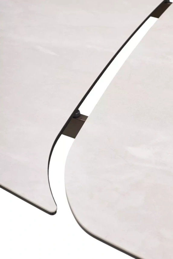 Обеденный раздвижной стол Yon 180 TL-109, испанская керамика, шоколадное золото каркас