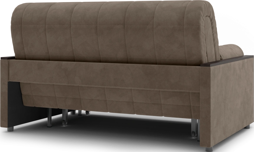 Диван прямой Токио 140, модель 062, Ultra Beige (бежевый) / венге