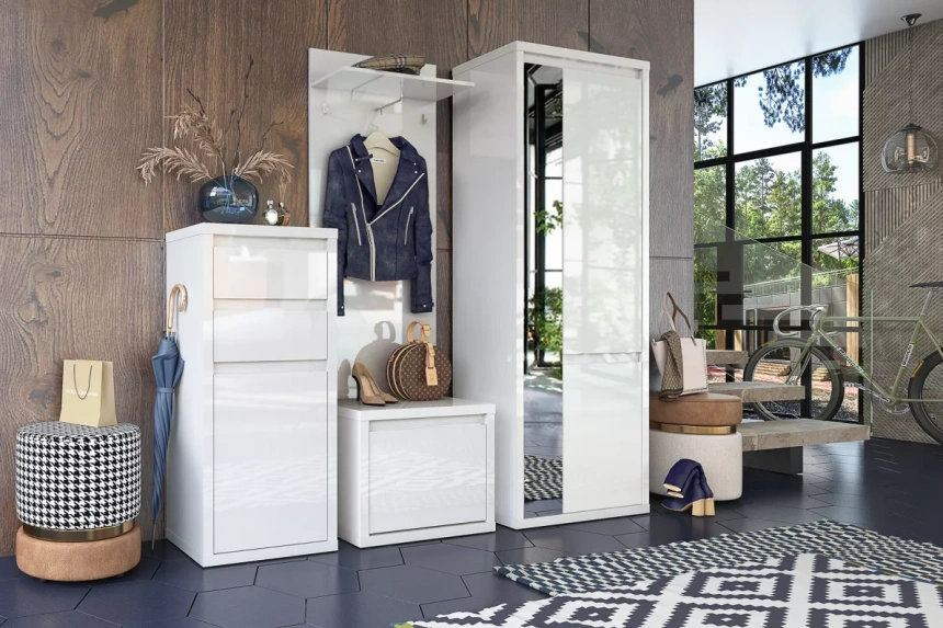 Тумба для обуви Норден, Белый