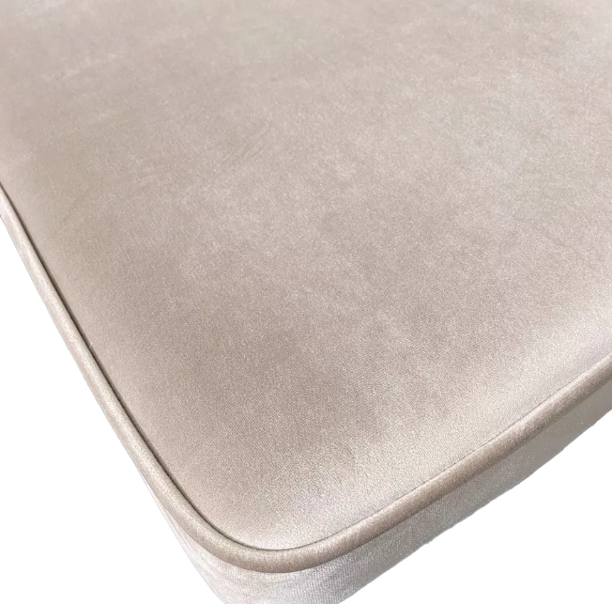 Стул Nepal-P, мягкий, бежевый #5, велюр, черный каркас 