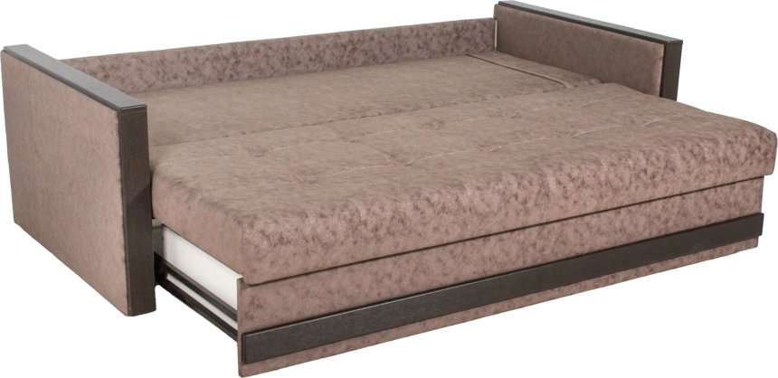 Диван прямой Адель 2, Подушки Ankona 02, основная ткань Ankona 09, декор Венге