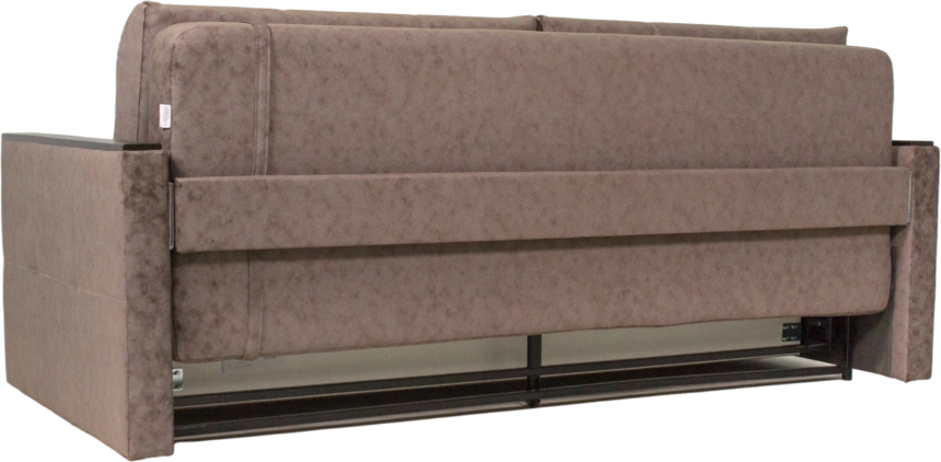 Диван прямой Адель 2, Подушки Ankona 02, основная ткань Ankona 09, декор Венге