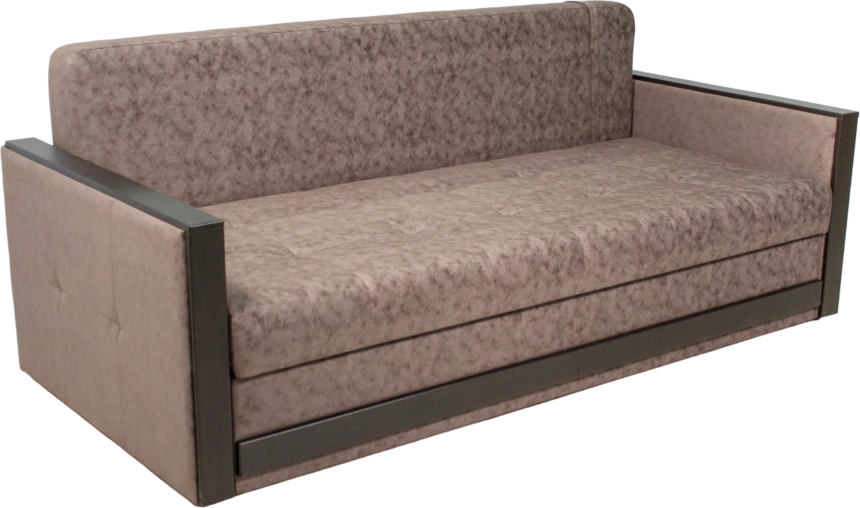 Диван прямой Адель 2, Подушки Ankona 02, основная ткань Ankona 09, декор Венге