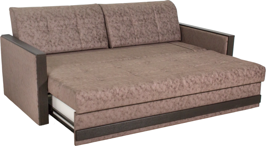 Диван прямой Адель 2, Подушки Ankona 02, основная ткань Ankona 09, декор Венге