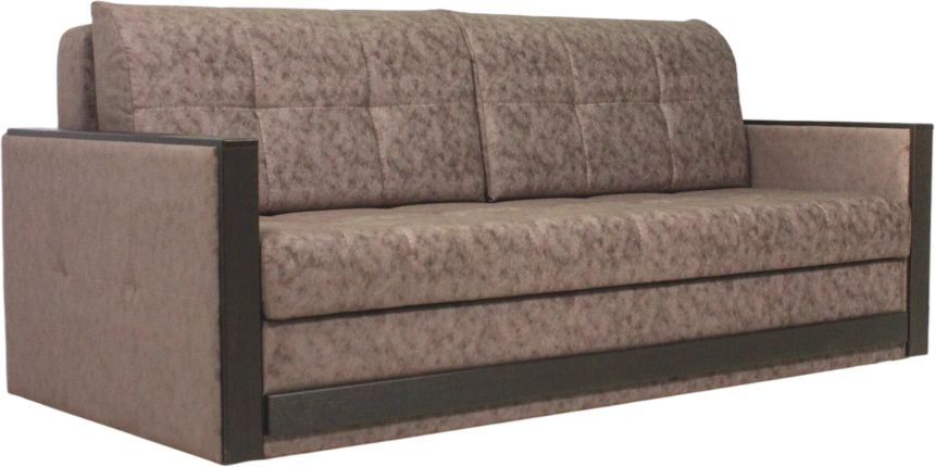 Диван прямой Адель 2, Подушки Ankona 02, основная ткань Ankona 09, декор Венге