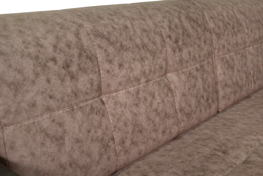 Диван прямой Адель 2, Подушки Ankona 02, основная ткань Ankona 09, декор Венге