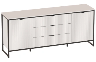 Тумба Нора, с глухими дверями, персидский жемчуг