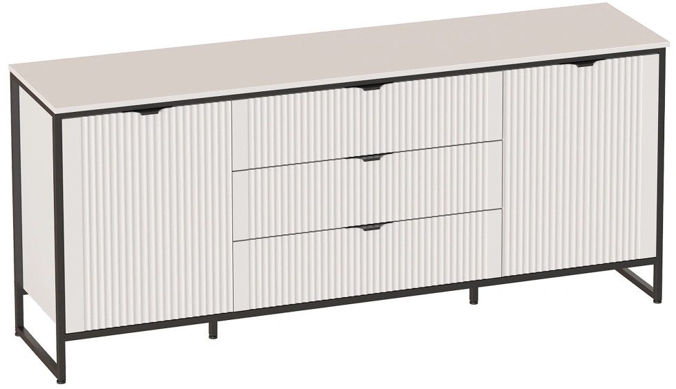 Тумба Нора, с глухими дверями, персидский жемчуг