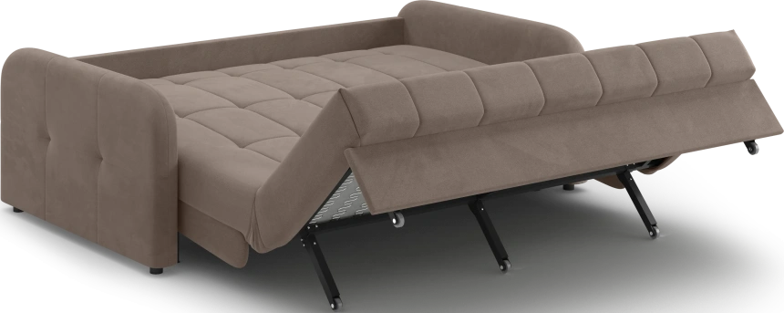 Диван прямой Гаспар 180, модель 045, Happy 233 (коричневый)