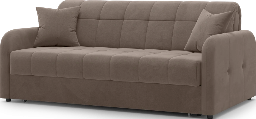 Диван прямой Гаспар 180, модель 045, Happy 233 (коричневый)