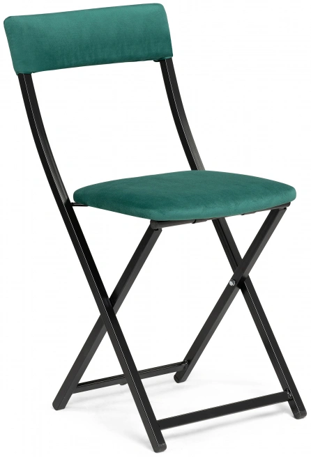Стул Elevis, складной, зеленый / черный