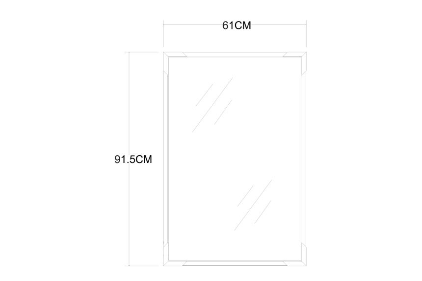 Зеркало настенное 19-OA-9144  