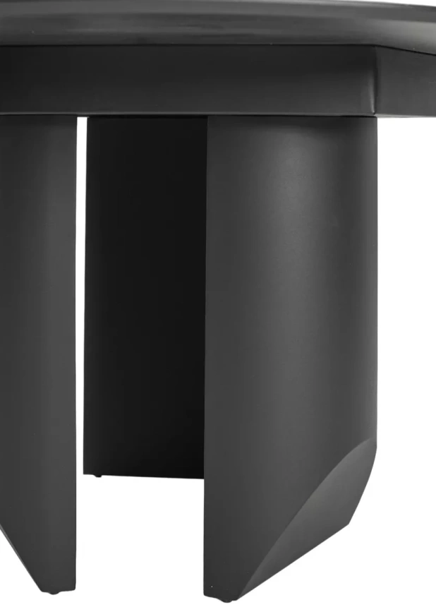 Кухонный стол Колизей 140, Artic Ocean, керамика, белый мрамор / черный каркас