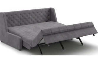 Диван прямой Ричмонд 180, модель 069, без подлокотников, серый (Ultra Grey)