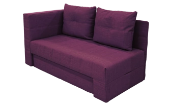 Кушетка Кинг, SHAGGY PLUM 