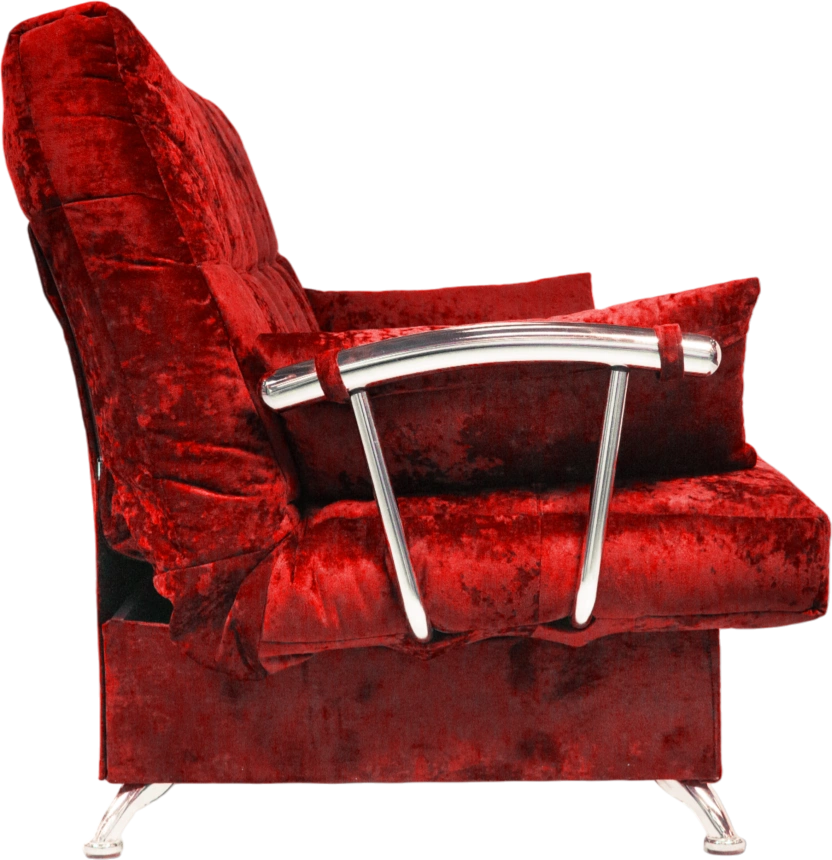 Диван прямой Финка Хром, Краш 25 