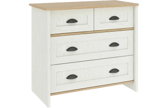 Комод Тифани, Дуб небраска / Белый