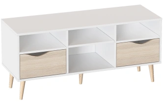 Модульная гостиная Соната 4, белый фон / дуб сонома