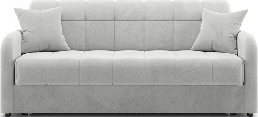 Диван прямой Гаспар 180, модель 045, Happy 900 (светло-серый)