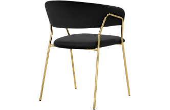 Стул Kamelia 1, black / gold