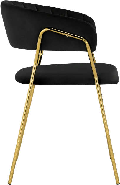 Стул Kamelia 1, black / gold