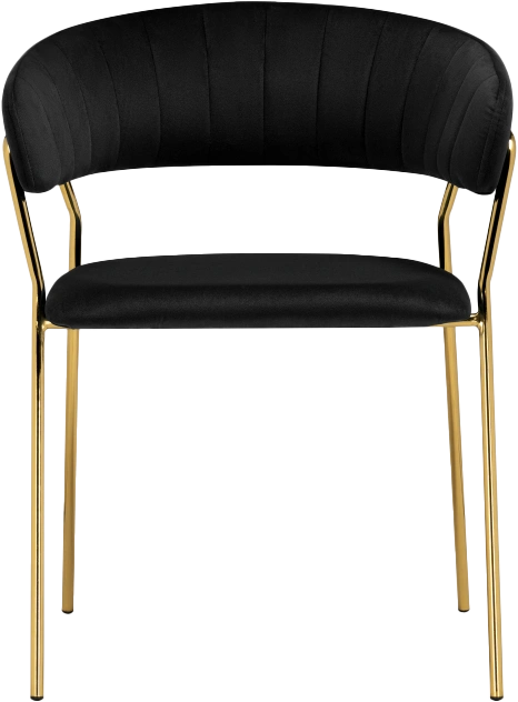 Стул Kamelia 1, black / gold
