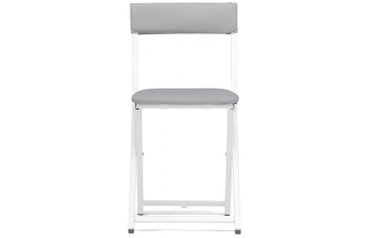 Стул Elevis, складной, светло-серый / белый