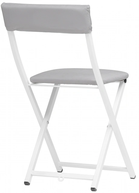 Стул Elevis, складной, светло-серый / белый