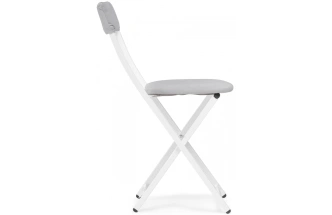 Стул Elevis, складной, светло-серый / белый