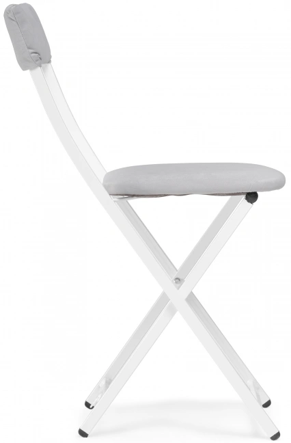 Стул Elevis, складной, светло-серый / белый