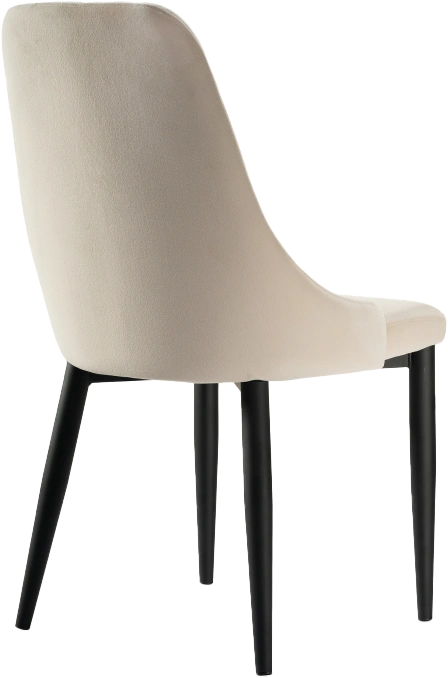 Стул Kora, на металлокаркасе, beige / black